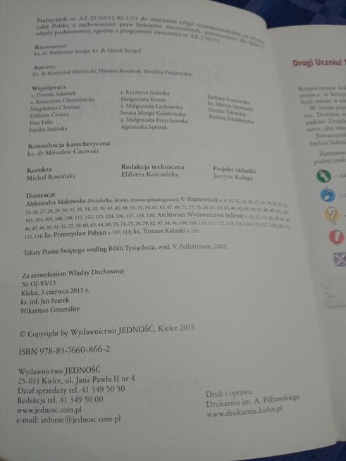 Spotkania uBogacające religia klasa 5