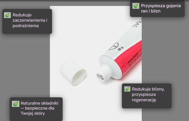 Madecassol 1% krem na blizny - Dostawa GRATIS