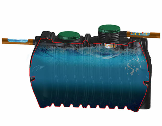 ZBIORNIK NA WODĘ DESZCZOWĄ AB 4000L z filtrem