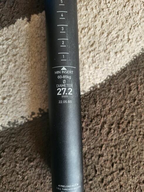 Sztyca wspornik siodełka XLC Comp SP-S08amortyzowany 27,2 mm