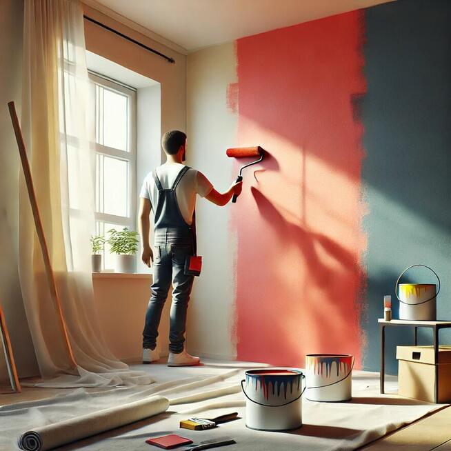 Montaż telewizora na ścianie;wiercenie otworów ;montaż mebli