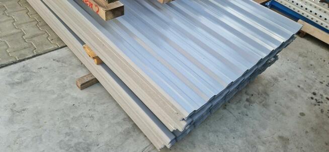 Blacha trapezowa szary podkład - RAL 9006 - od ręki