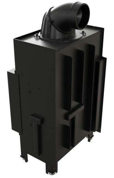 Kominek powietrzny wkład kominkowy FLOKI S LEWY 8 KW Ø 160 C