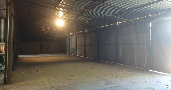 Do wynajęcia magazyn blaszany 480 m2 i plac składowy