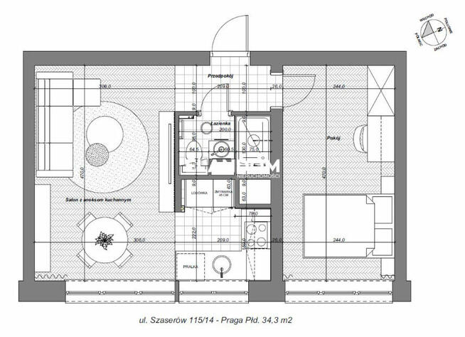 2 pokojowe mieszkanie w świetnej lokalizacji