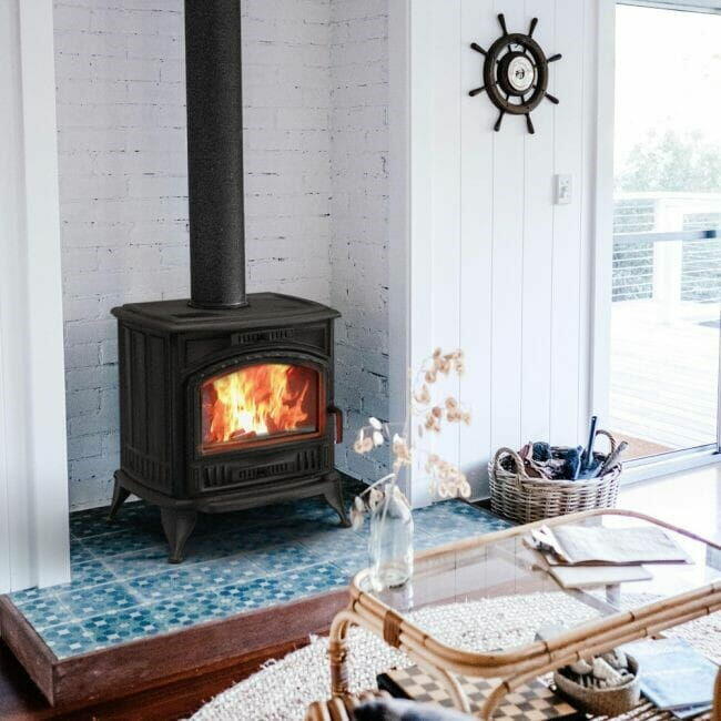 PIEC wolnostojący stalowy KOZA K6 fi 150