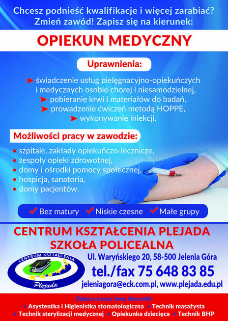 Kurs Opiekuna Medycznego - październik 2025