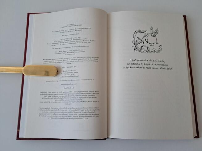 Książka - „Quidditch przez wieki”, J.K.Rowling