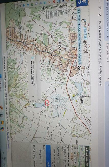 Rymanow - Bartoszów- budowlana dzialka na sprzedaz!