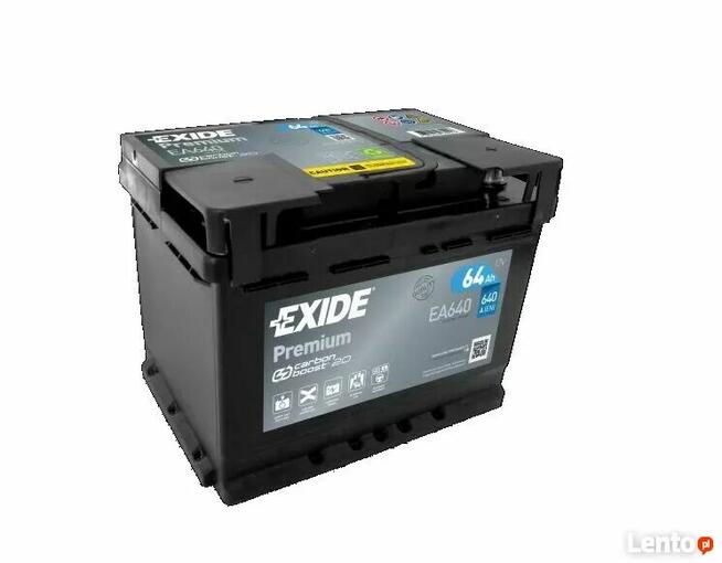 Akumulator Exide Premium 64Ah 640A Darmowa wymiana !