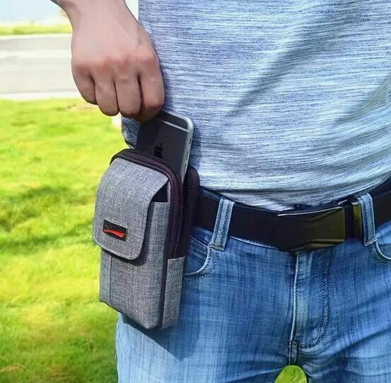 Męska Torba Na Telefon Komórkowy KOLOR CZARNY