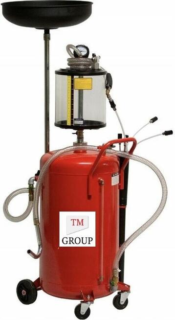 Wysysarka do Oleju Zlewarka Pneumatyczna 80L + 6 sond