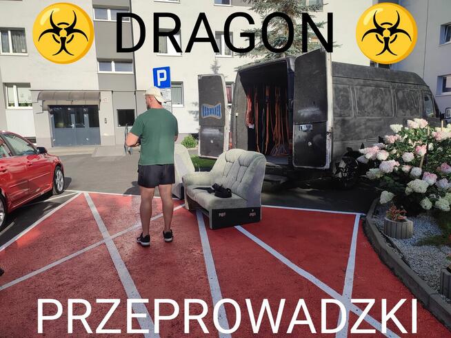 DRAGON PRZEPROWADZKI Gubin, taxi bagażowe, transport,utylizacj