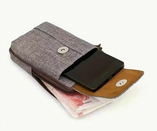 Męska Torba Na Telefon Komórkowy KOLOR CZARNY