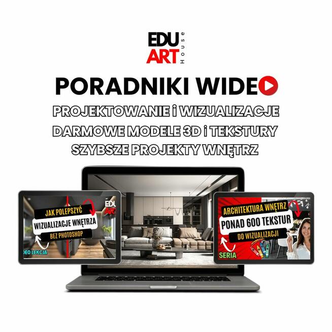 Kurs Koreptycje 3ds max Twinmotion Archicad Wnętrza Polska