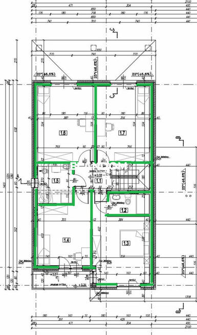 Dom w zabudowie bliźniaczej - Józefów