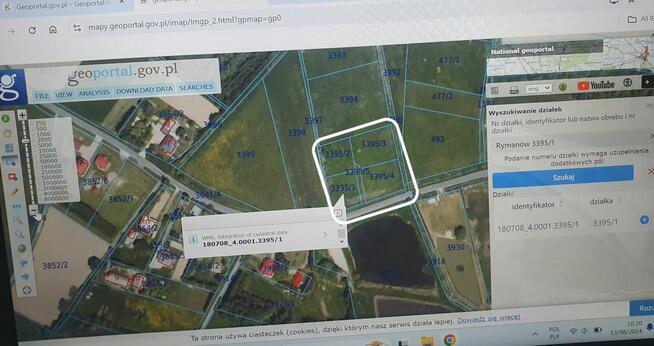 Rymanow - Bartoszów- budowlana dzialka na sprzedaz!