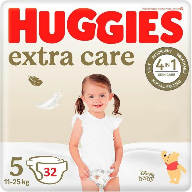 Huggies extra care 5 11-25kg 32 sztuki