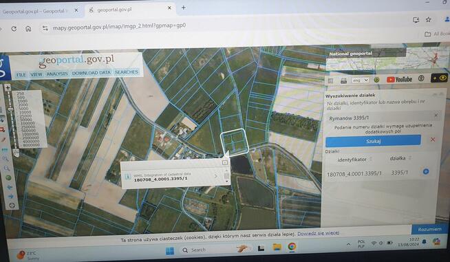 Rymanow - Bartoszów- budowlana dzialka na sprzedaz!
