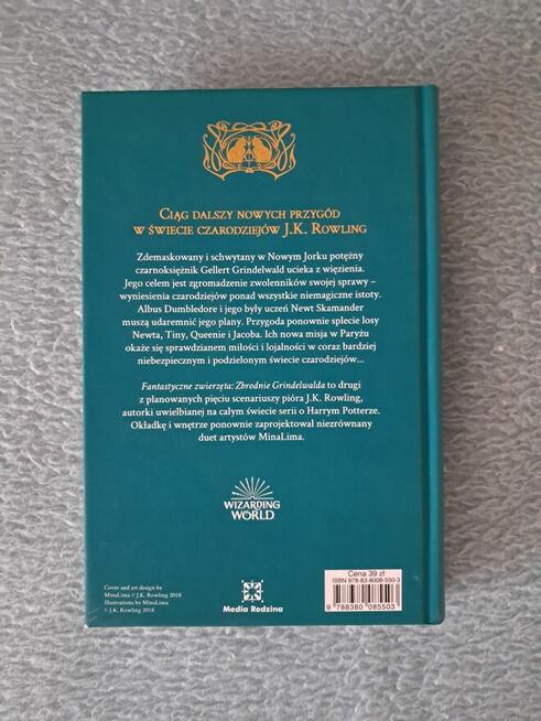 Książka – scenariusz „Zbrodnie Grindelwalda”, J.K.Rowling