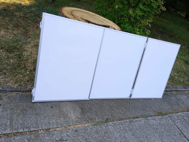 Tablica Tryptyk Suchościeralna Magnetyczna Biała Tablice do