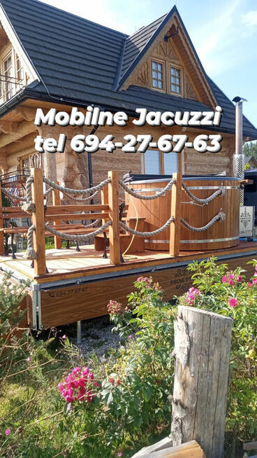 Mobilne Jacuzzi Balia zamów dowieziemy na miejsce!