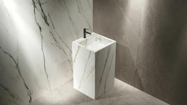 Spiek kwarcowy Matcha Green wykończenie strukturyzowane gr.