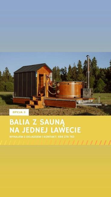 Mobilne Jacuzzi Balia zamów dowieziemy na miejsce!