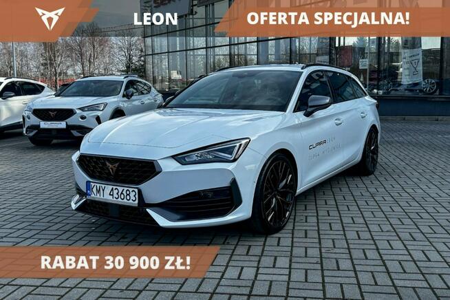 Cupra Leon Sportstourer DEMO! 310KM! 4Drive! DSG! Kubełki! Felgi 19! El. klapa bagażnika!