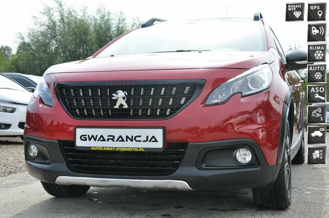 Peugeot 2008 GT line*nawi*bluetooth*kamera cofania*pół skóra*nowe opony*