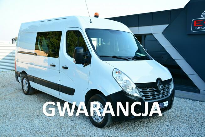 Renault Master 7 osobowy brygadówka doka pełna opcja servis regały