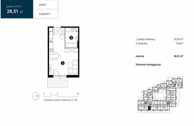 Apartament hotelowy/dla studenta/pod inwestycję/Fabryczna