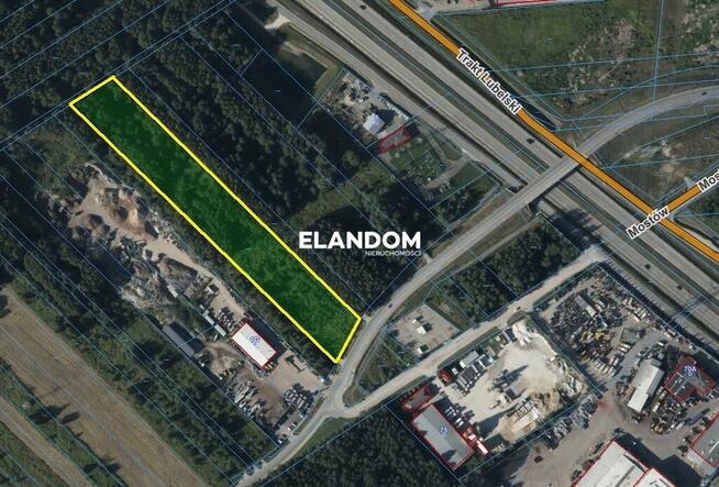 Działka inwestycyjna przy trasie S17 (W-wa/Lublin)