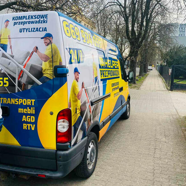 HELPER przeprowadzki transport utylizacja mebli Bagażówka 24