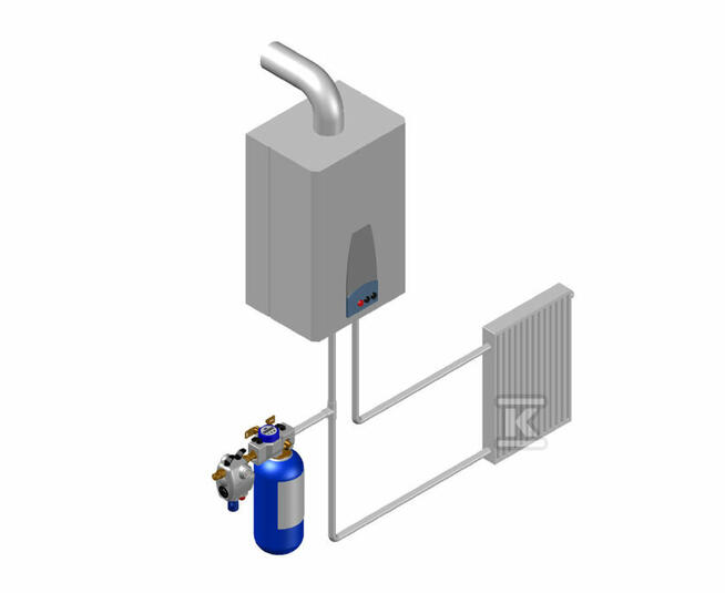 Zmiękczacz do inst. grzew. i chłod. butla 4L