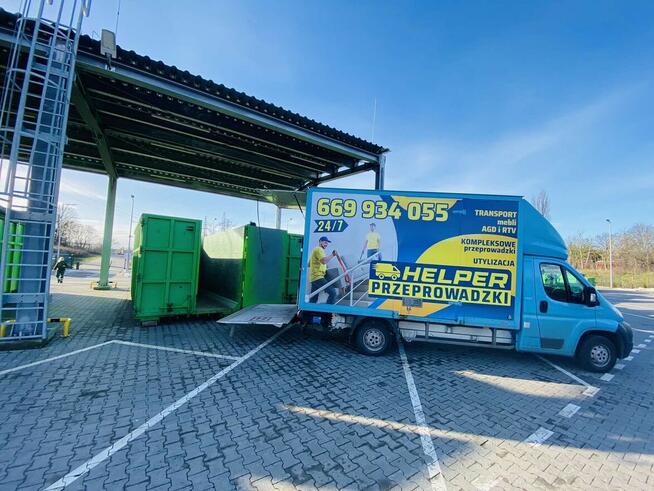 HELPER przeprowadzki transport utylizacja mebli Bagażówka 24