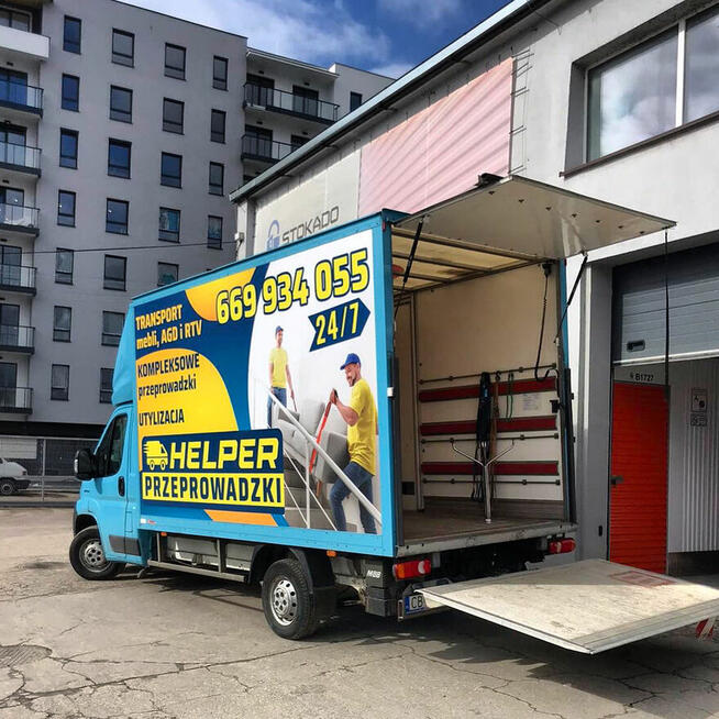 HELPER przeprowadzki transport utylizacja mebli Bagażówka 24