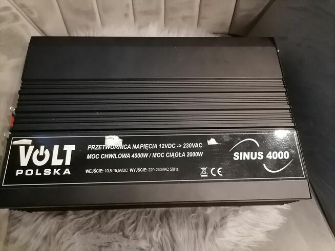 Przetwornica napięcia 12VDC / 230VAC SINUS 4000 VOLT