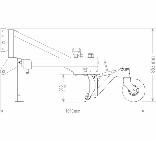 ZGARNIACZ TYLNY SUPERLEKKI MECHANICZNY
