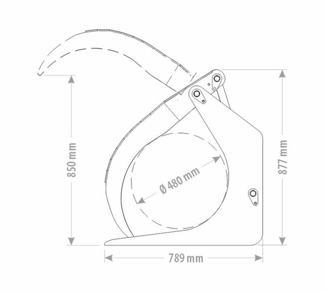 CHWYTAK DO DREWNA STANDARD