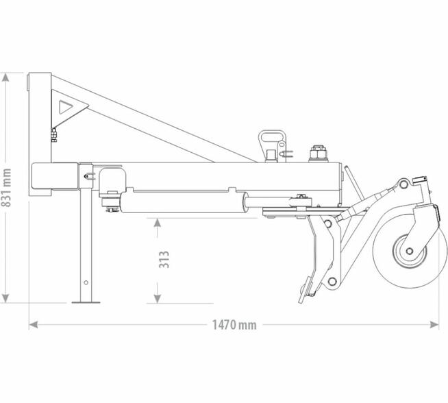 ZGARNIACZ TYLNY LEKKI – HYDRAULICZNY