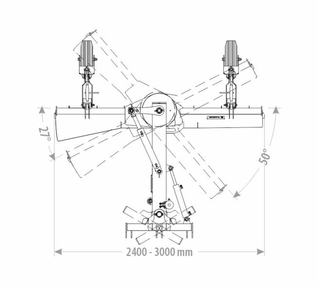 ZGARNIACZ TYLNY CIĘŻKI – HYDRAULICZNY