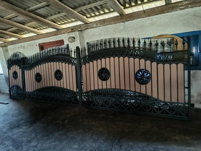 Brama Wjazdowa Dwuskrzydłowa Kuta Pręt Pełny 14/14 !!!