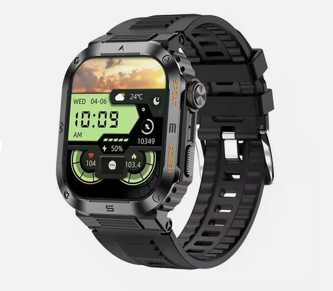 NOW- Zegarek sportowy SmartWatch dla mężczyzn Wodoodporny