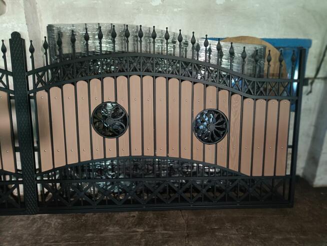 Brama Wjazdowa Dwuskrzydłowa Kuta Pręt Pełny 14/14 !!!