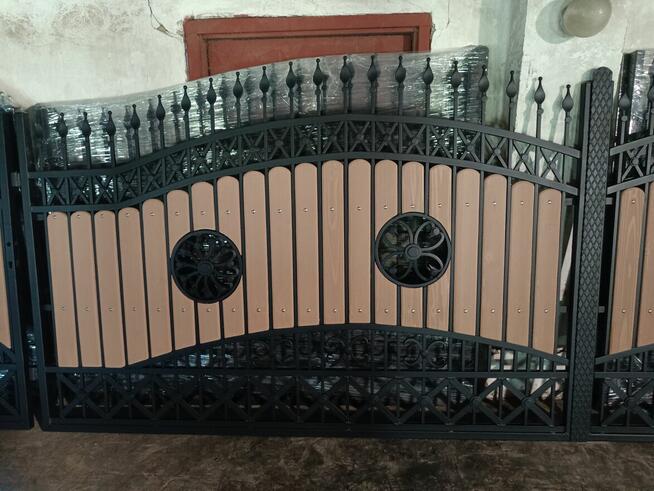 Brama Wjazdowa Dwuskrzydłowa Kuta Pręt Pełny 14/14 !!!