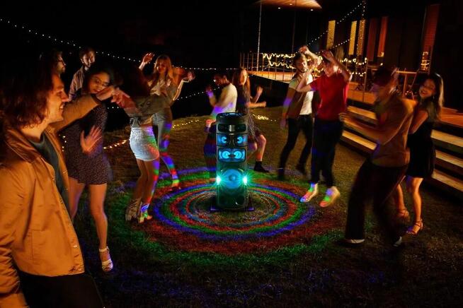 GŁOŚNIK kolumna Bluetooth 18-tka 40-tka oświetlenie USB DVD