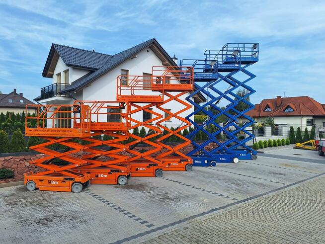 podnośniki elektryczne i spalinowe, nożycowe, teleskopowe