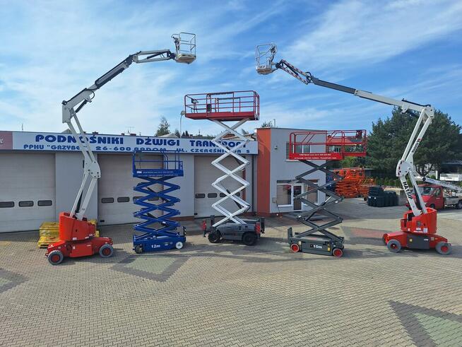 podnośniki elektryczne i spalinowe, nożycowe, teleskopowe