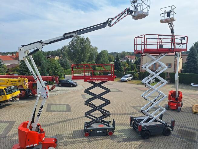 podnośniki elektryczne i spalinowe, nożycowe, teleskopowe